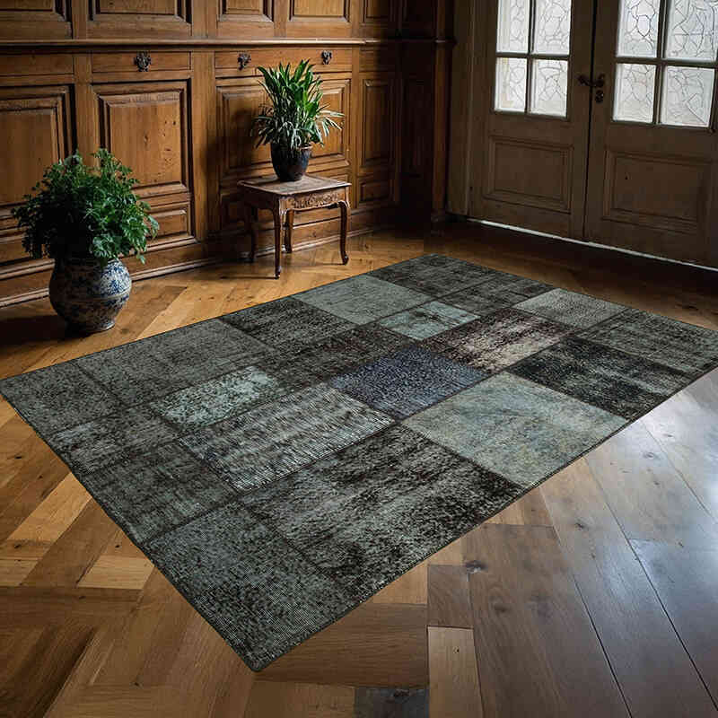 Alfombra Turca de Retazos - 170 cm x 241 cm - K0064126