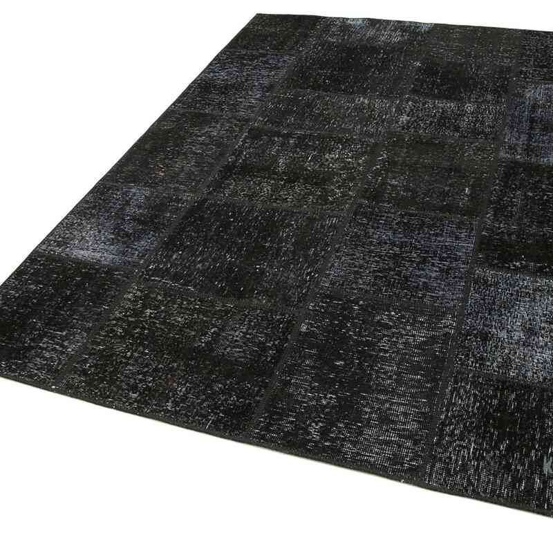 Patchwork Hand-Knotted Turkish Rug - 5' 6" x 7' 11" (66" x 95") - K0064137