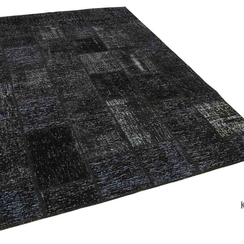 Patchwork Hand-Knotted Turkish Rug - 5' 8" x 7' 11" (68" x 95") - K0064138
