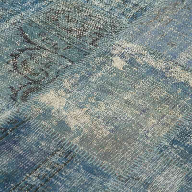 Patchwork Hand-Knotted Turkish Rug - 5' 9" x 8' 1" (69" x 97") - K0064143