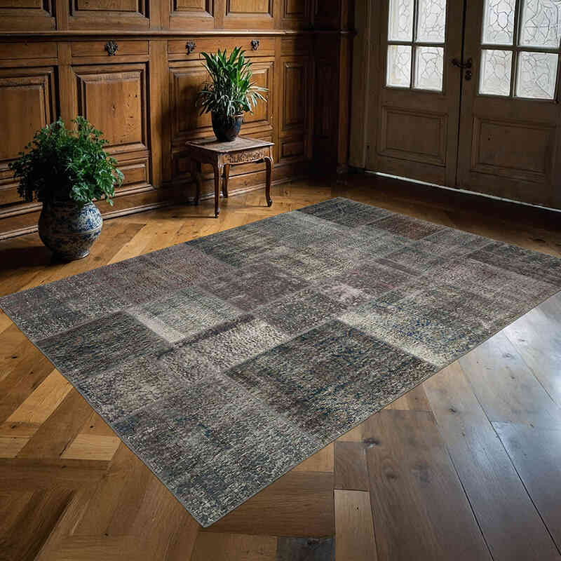 Alfombra Turca de Retazos - 173 cm x 240 cm - K0064146