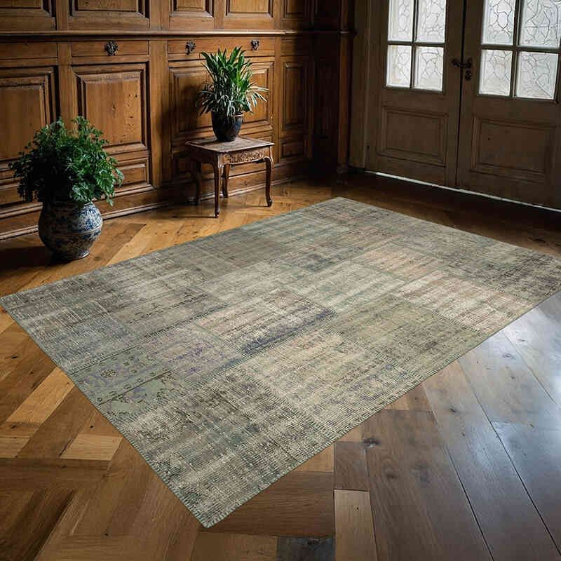 Alfombra Turca de Retazos - 175 cm x 245 cm - K0064148