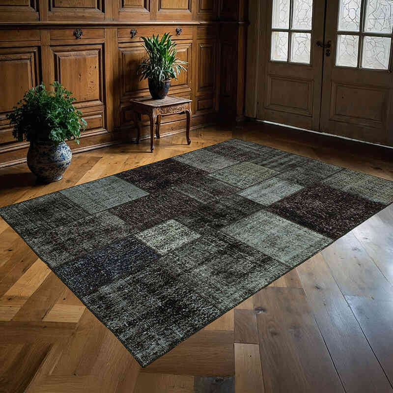 Alfombra Turca de Retazos - 170 cm x 238 cm - K0064154