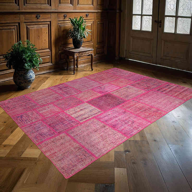 Alfombra Turca de Retazos - 174 cm x 247 cm - K0064155