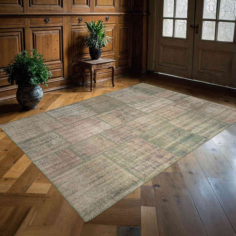 Alfombra Turca de Retazos - 176 cm x 243 cm - K0064156