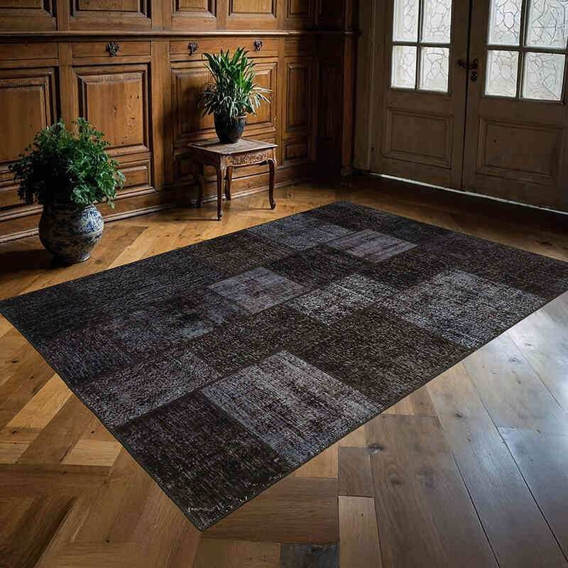 Patchwork El Dokuma Halı - 171 cm x 243 cm - K0064159