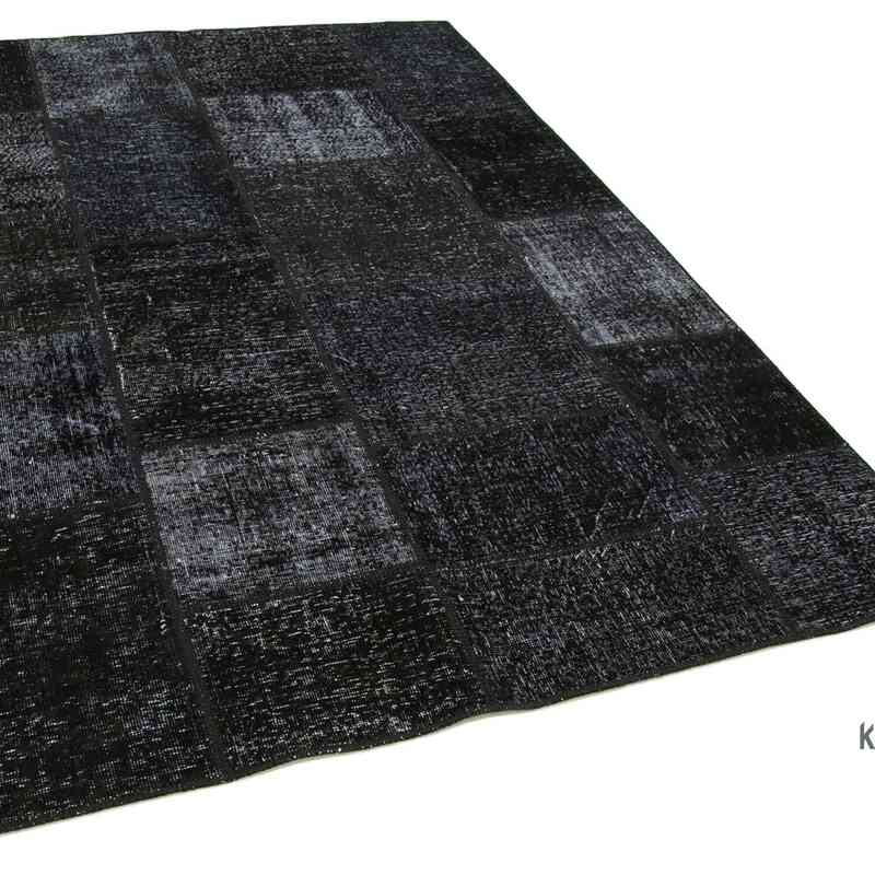 Patchwork Hand-Knotted Turkish Rug - 5' 5" x 8'  (65" x 96") - K0064161