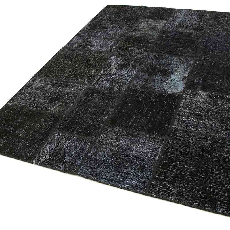 Patchwork Hand-Knotted Turkish Rug - 5' 8" x 7' 11" (68" x 95") - K0064162