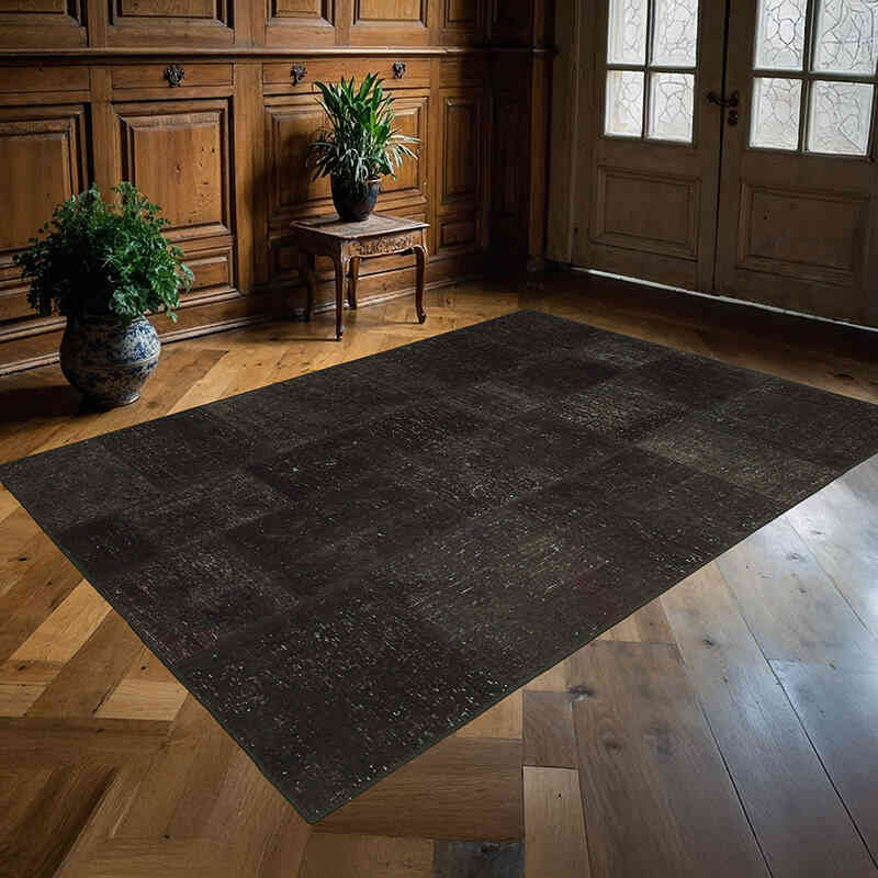 Patchwork El Dokuma Halı - 172 cm x 241 cm - K0064179