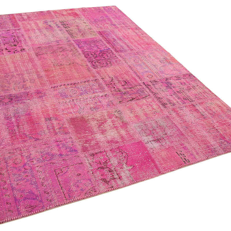 Patchwork El Dokuma Halı - 173 cm x 240 cm - K0064194