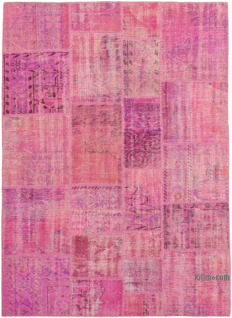 Patchwork El Dokuma Halı - 173 cm x 240 cm - K0064194