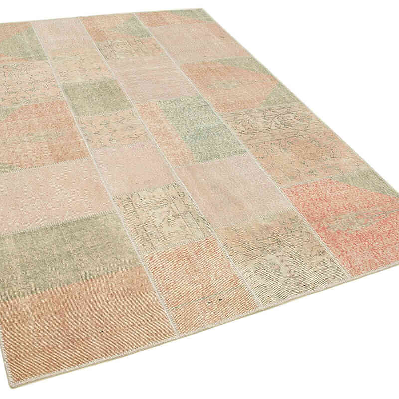 Patchwork El Dokuma Halı - 172 cm x 242 cm - K0064196