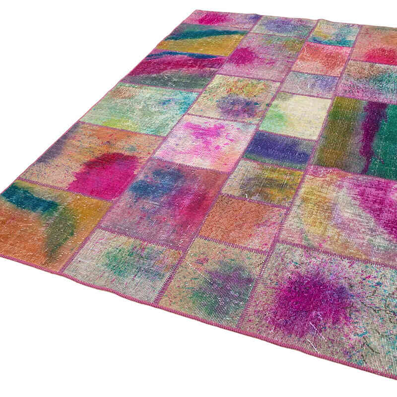 Alfombra Turca de Retazos - 168 cm x 245 cm - K0064198