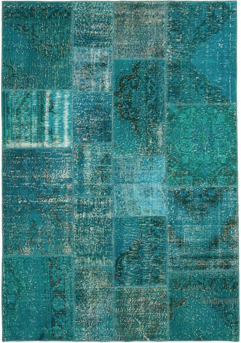 Patchwork El Dokuma Halı - 171 cm x 244 cm - K0064209
