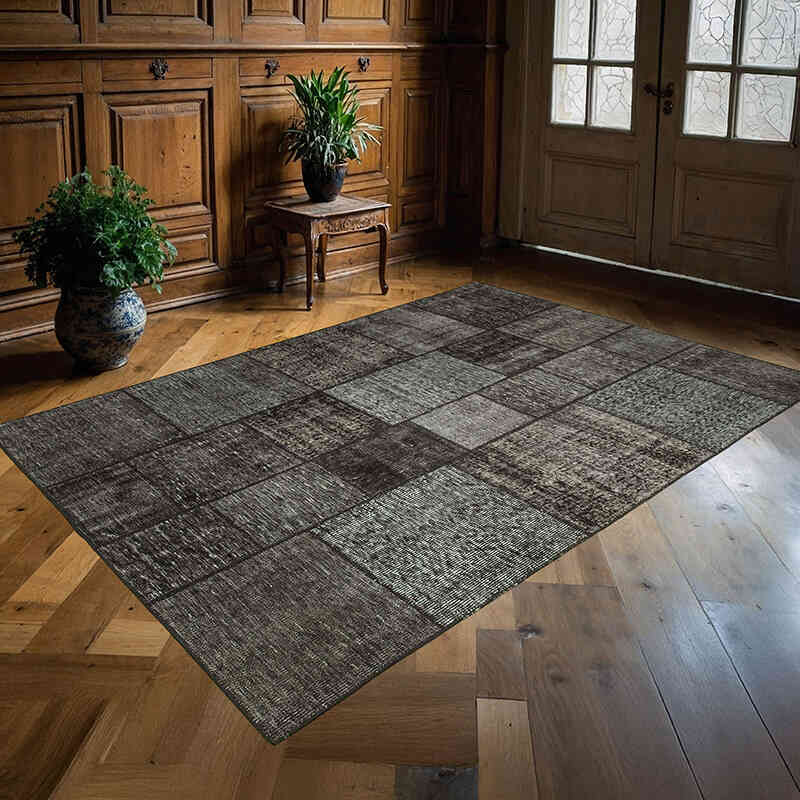 Alfombra Turca de Retazos - 171 cm x 246 cm - K0064226