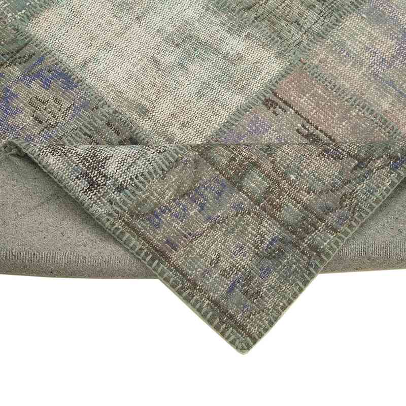 Patchwork Hand-Knotted Turkish Rug - 5' 9" x 8'  (69" x 96") - K0064227
