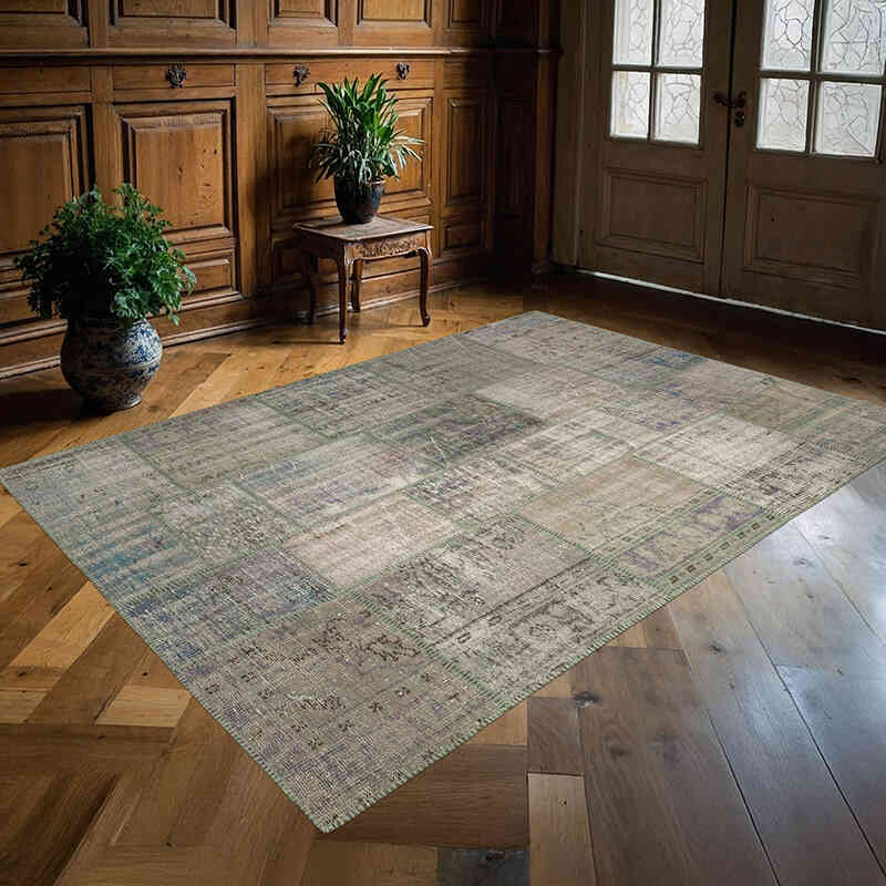 Alfombra Turca de Retazos - 176 cm x 247 cm - K0064229