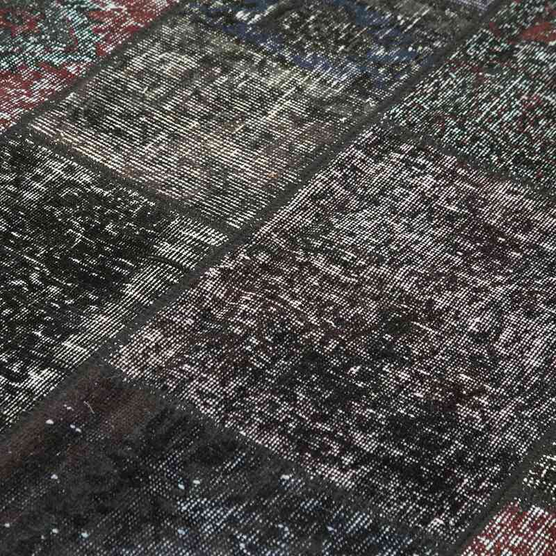 Patchwork Hand-Knotted Turkish Rug - 5' 8" x 8'  (68" x 96") - K0064235