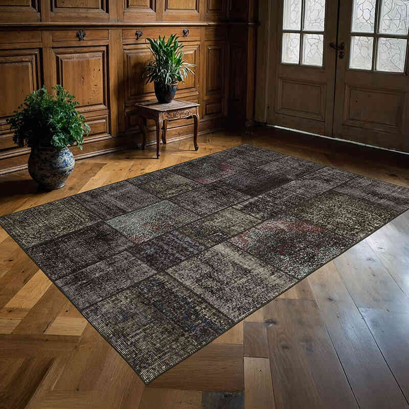 Alfombra Turca de Retazos - 173 cm x 243 cm - K0064235