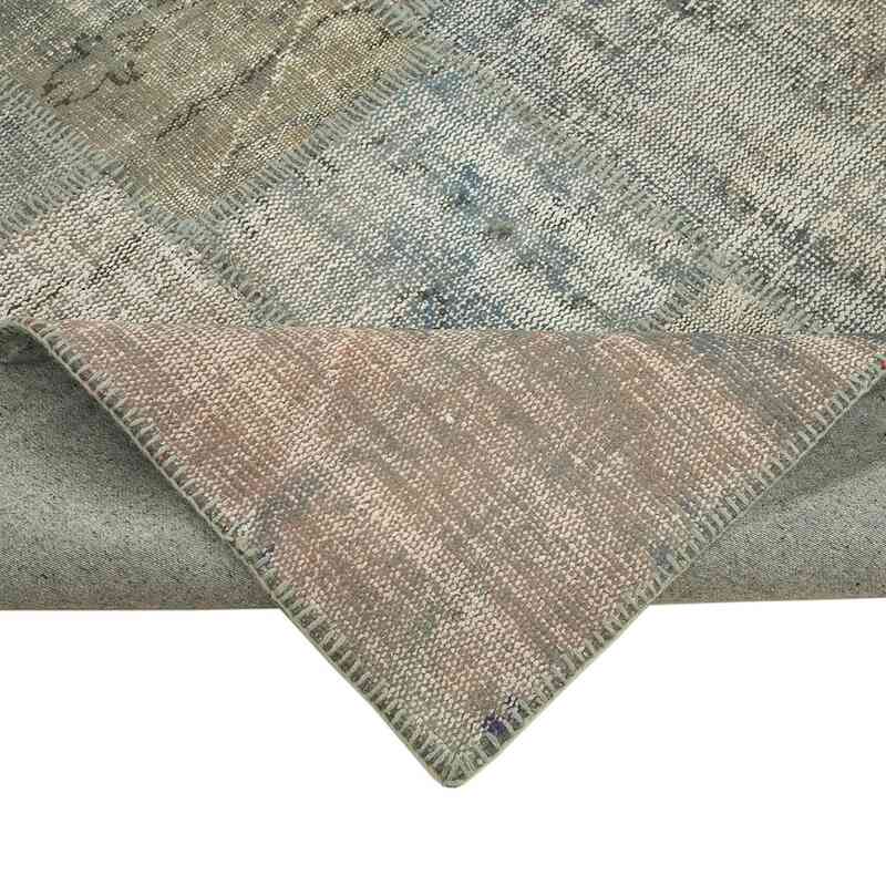Patchwork Hand-Knotted Turkish Rug - 5' 10" x 8'  (70" x 96") - K0064238
