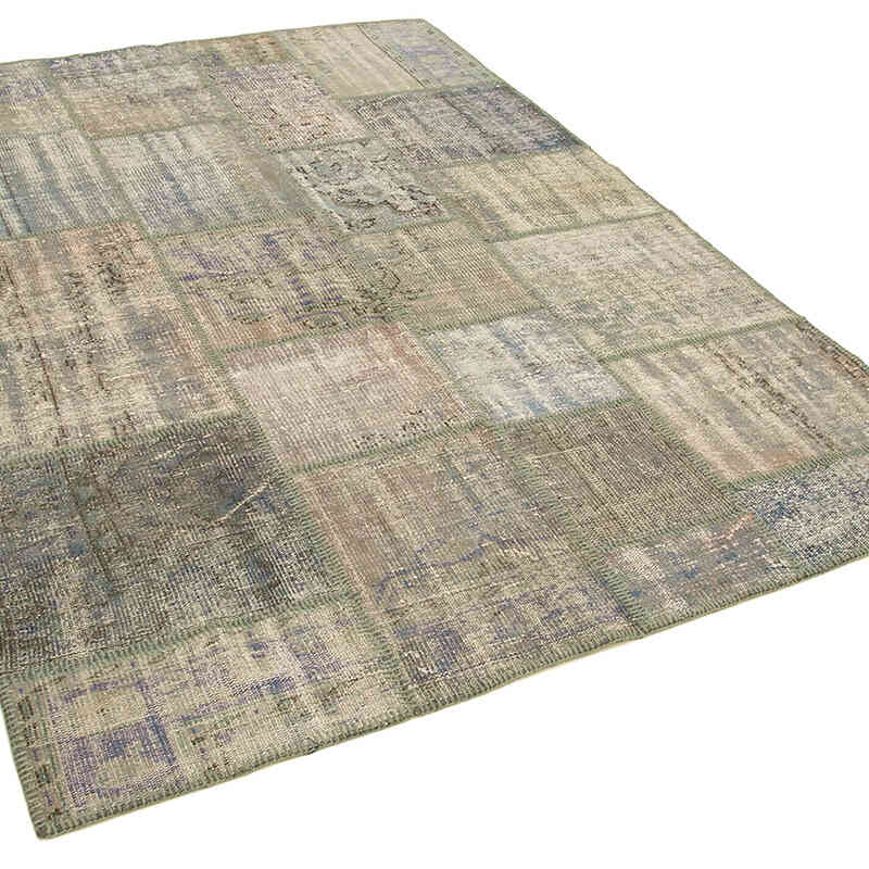 Patchwork El Dokuma Halı - 176 cm x 242 cm - K0064245