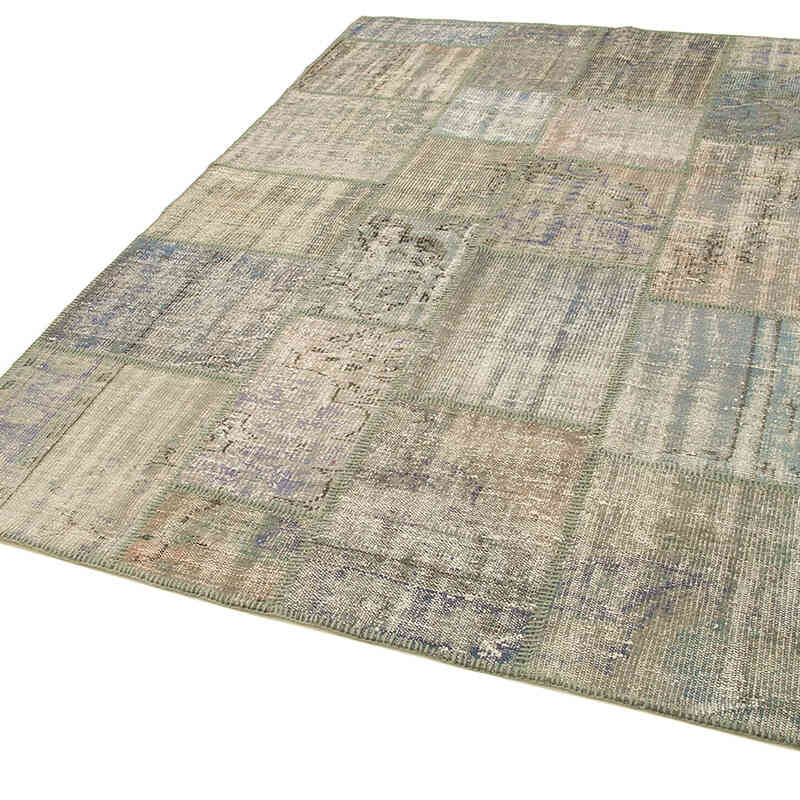 Patchwork El Dokuma Halı - 176 cm x 242 cm - K0064245