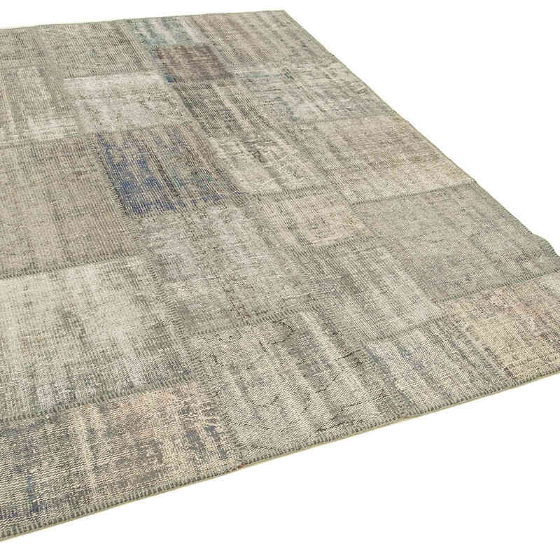 Patchwork El Dokuma Halı - 173 cm x 242 cm - K0064246