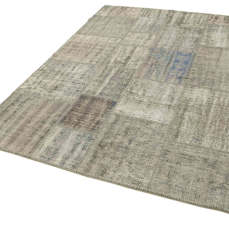 Patchwork El Dokuma Halı - 173 cm x 242 cm - K0064246
