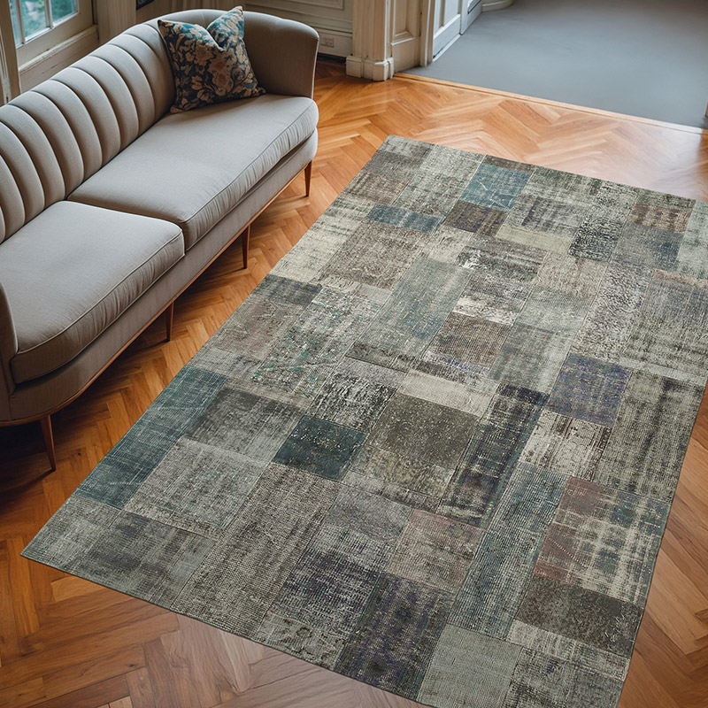 Alfombra Turca de Retazos - 201 cm x 300 cm - K0064259