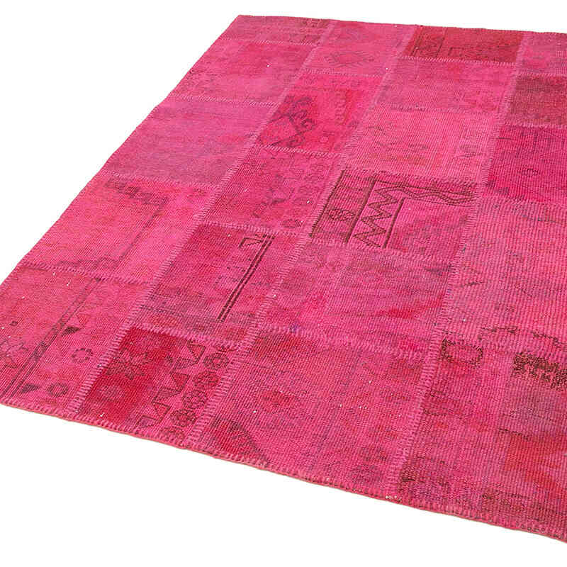 Patchwork El Dokuma Halı - 149 cm x 202 cm - K0064262