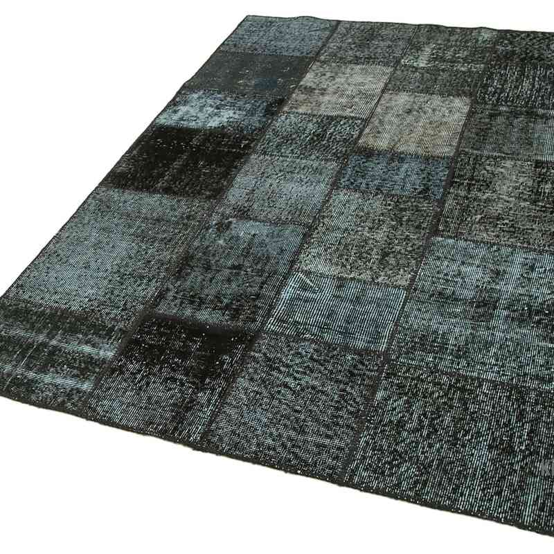 Patchwork Hand-Knotted Turkish Rug - 4' 5" x 6' 8" (53" x 80") - K0064274