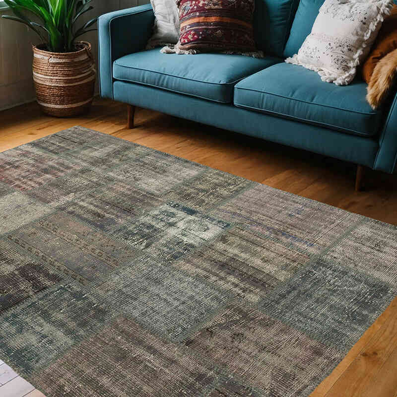 Alfombra Turca de Retazos - 150 cm x 210 cm - K0064283