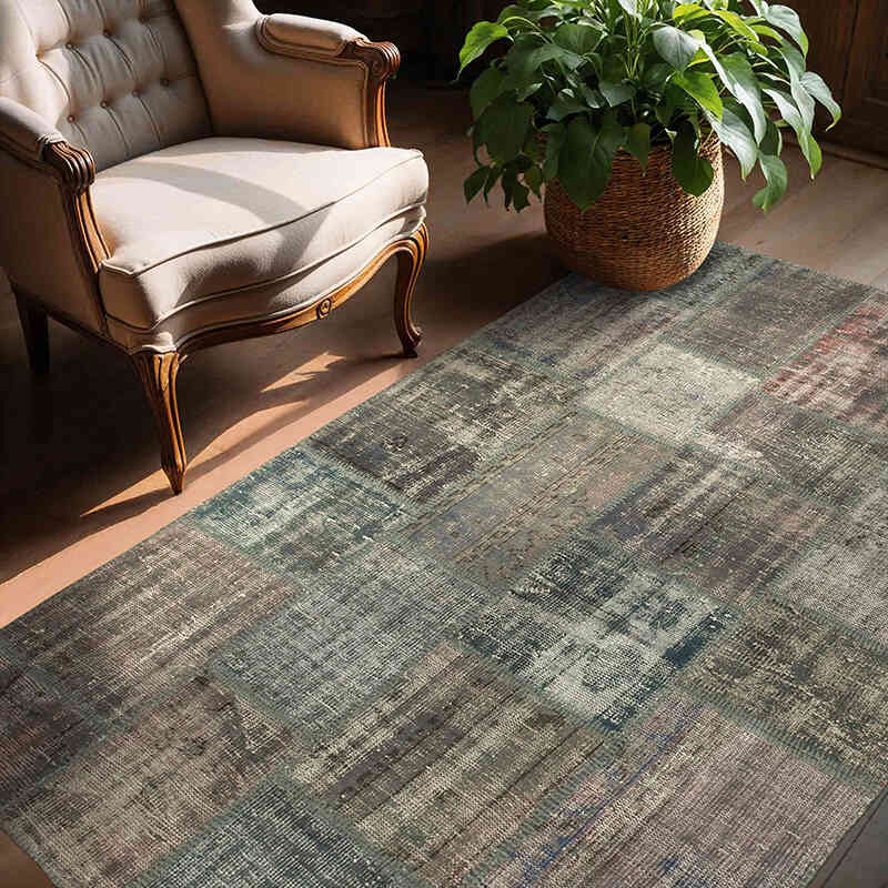 Alfombra Turca de Retazos - 150 cm x 210 cm - K0064283