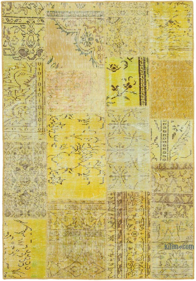 Patchwork El Dokuma Halı - 123 cm x 176 cm - K0064288