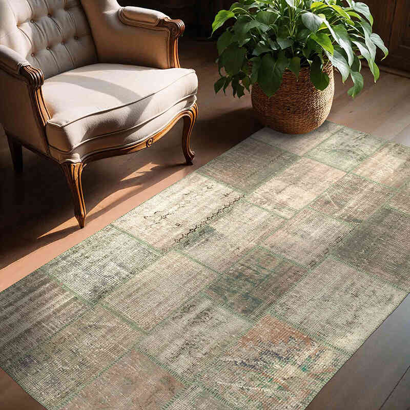 Alfombra Turca de Retazos - 140 cm x 203 cm - K0064292
