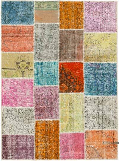 Patchwork El Dokuma Halı - 144 cm x 197 cm