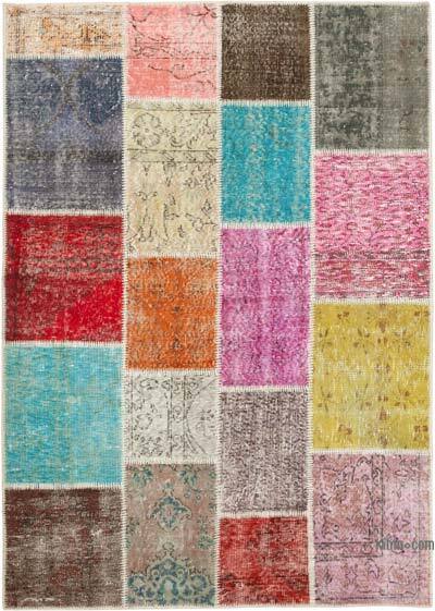 Patchwork El Dokuma Halı - 146 cm x 205 cm
