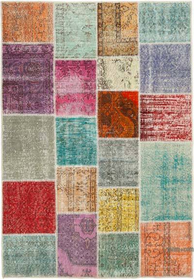 Patchwork El Dokuma Halı - 144 cm x 209 cm
