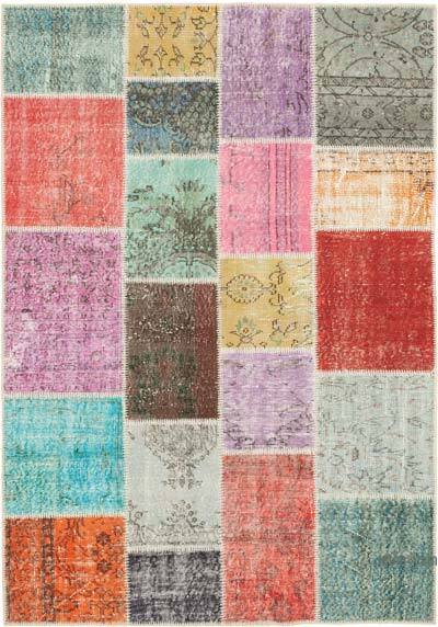 Patchwork El Dokuma Halı - 145 cm x 204 cm