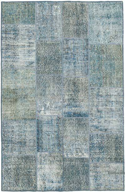 Patchwork El Dokuma Halı - 134 cm x 205 cm