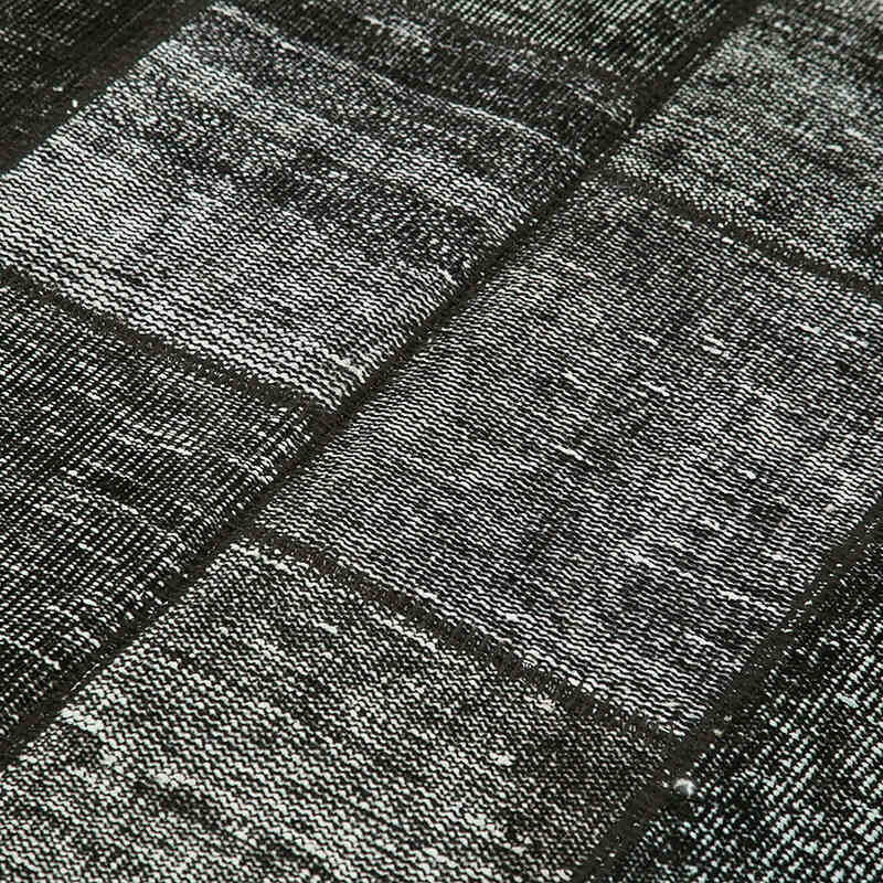 Patchwork Hand-Knotted Turkish Rug - 4' 5" x 6' 9" (53" x 81") - K0064307