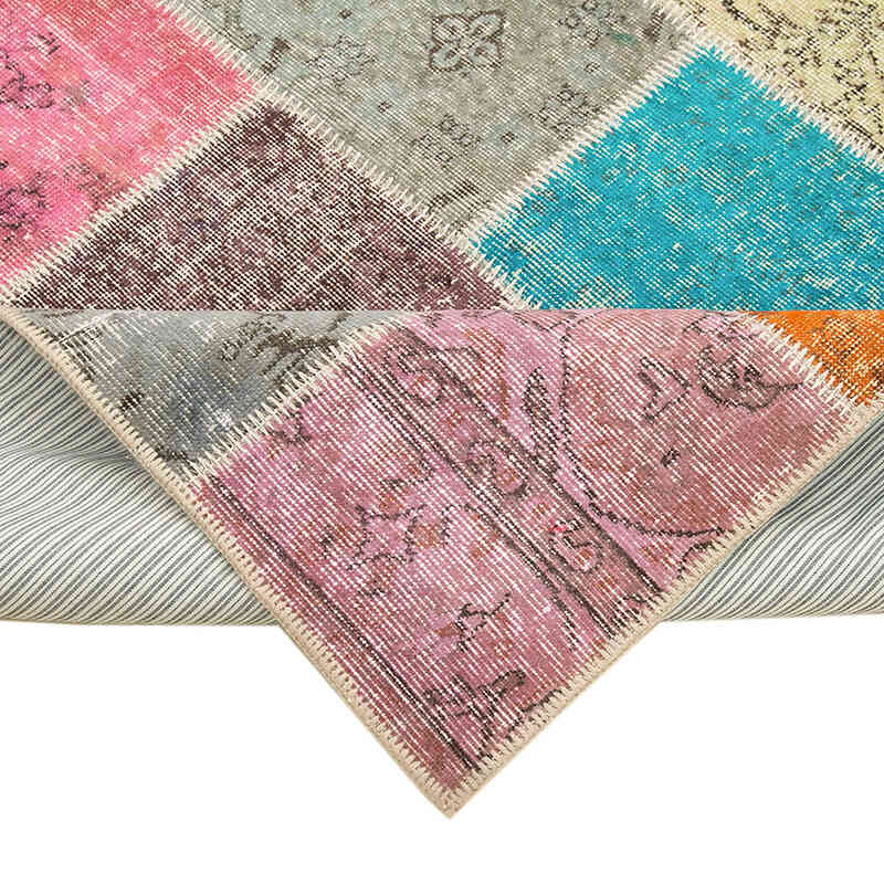 Patchwork El Dokuma Halı - 145 cm x 206 cm - K0064313