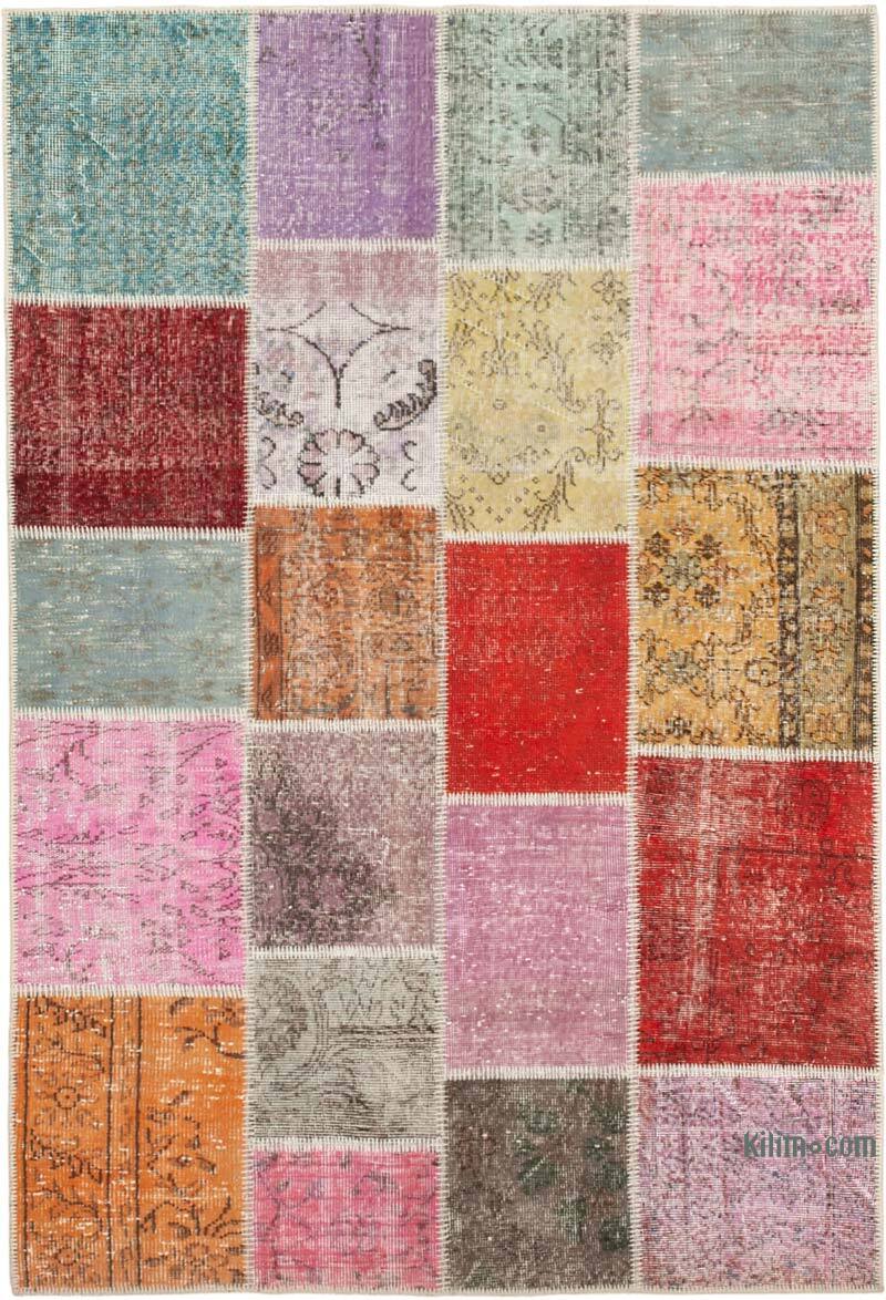 Patchwork El Dokuma Halı - 144 cm x 212 cm - K0064315