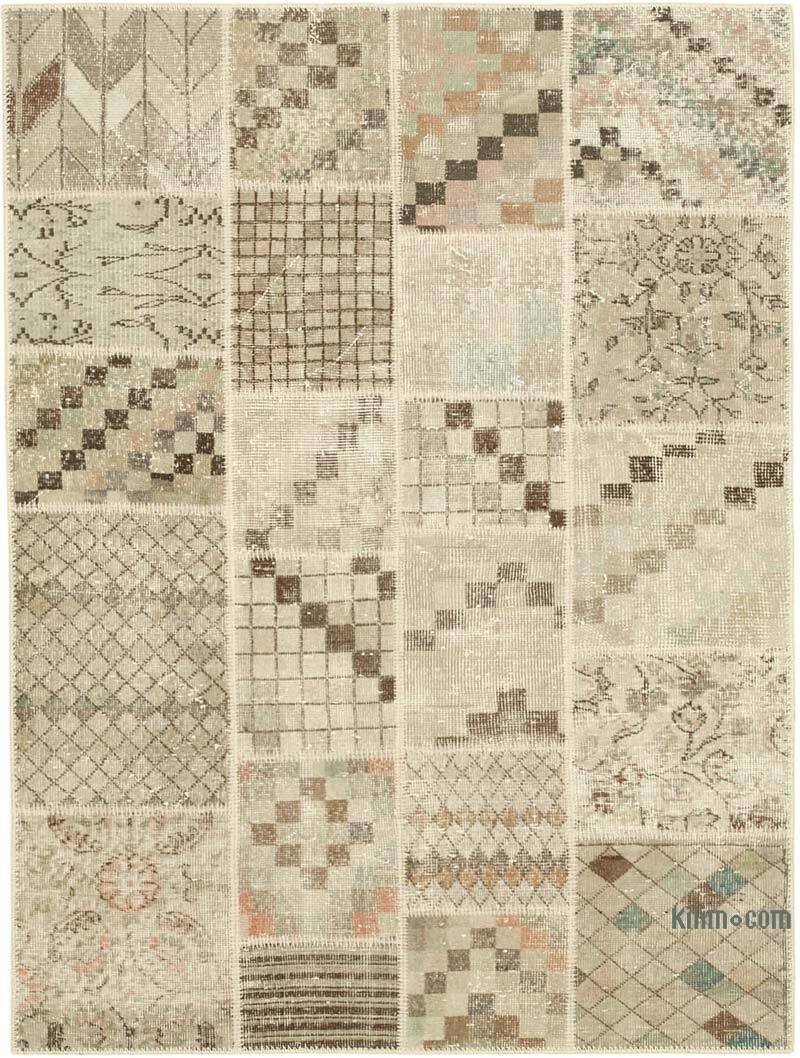 Patchwork El Dokuma Halı - 134 cm x 181 cm - K0064323