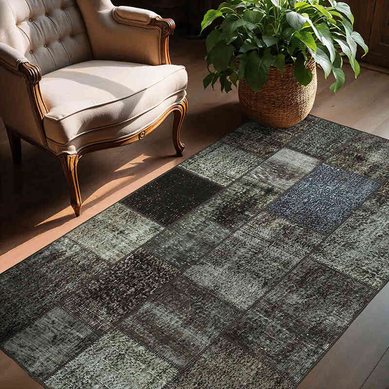 Alfombra Turca de Retazos - 145 cm x 204 cm - K0064324