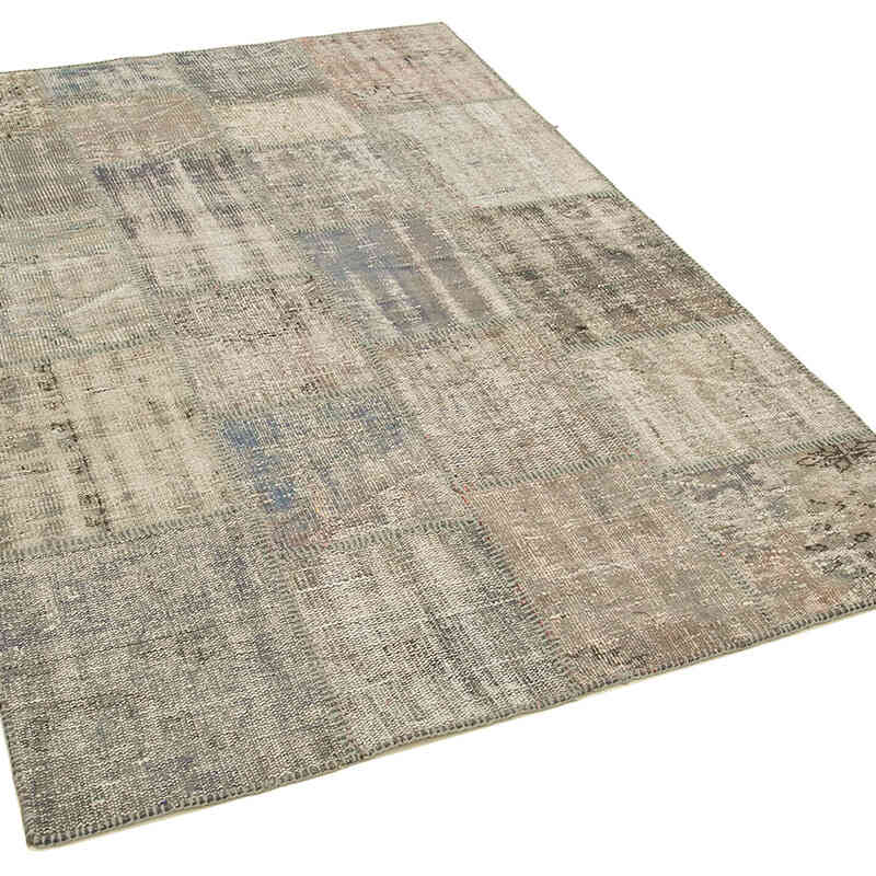Patchwork El Dokuma Halı - 141 cm x 204 cm - K0064335