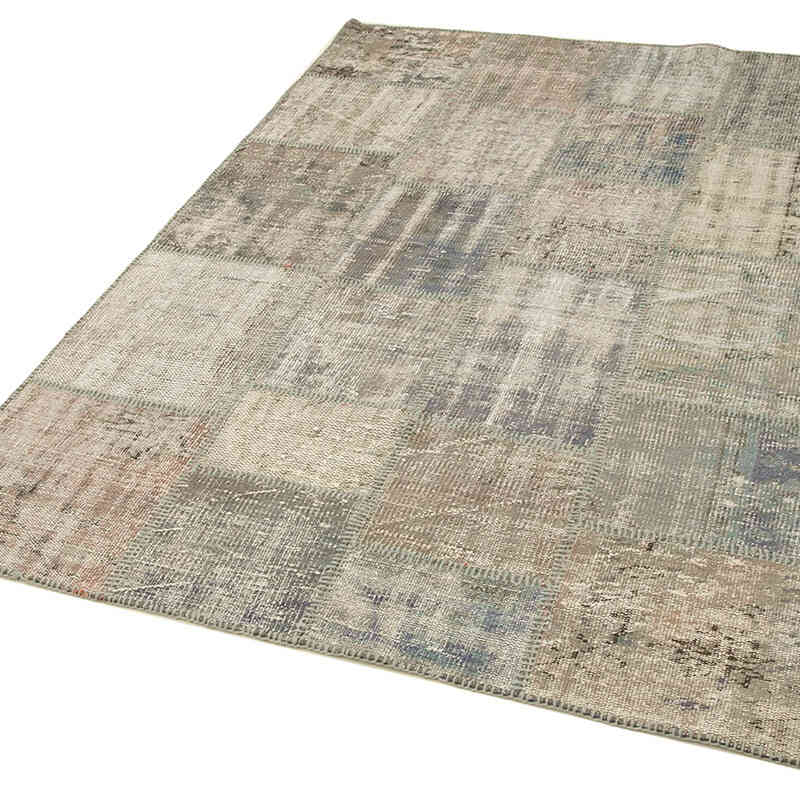 Patchwork El Dokuma Halı - 141 cm x 204 cm - K0064335