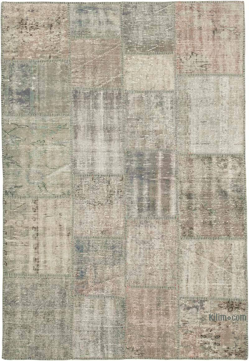 Patchwork El Dokuma Halı - 141 cm x 204 cm - K0064335