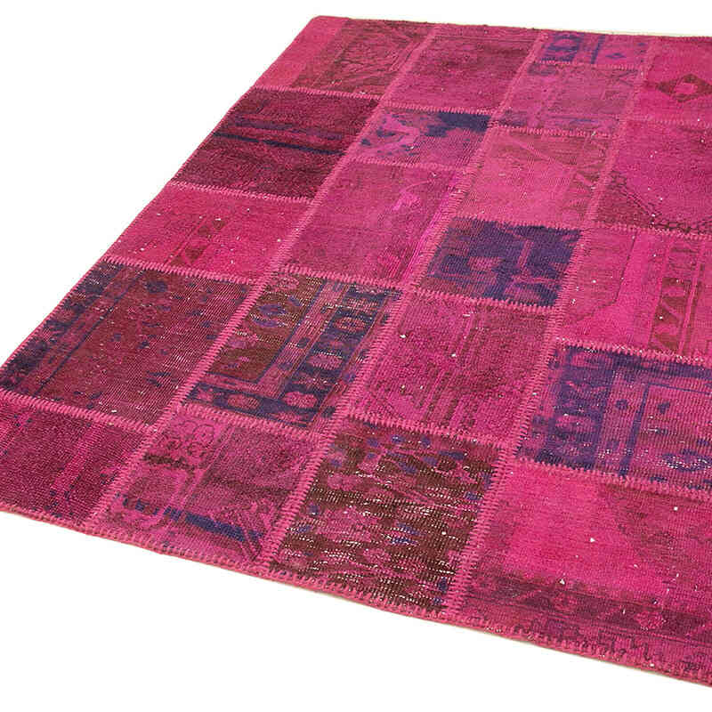 Patchwork El Dokuma Halı - 140 cm x 205 cm - K0064344