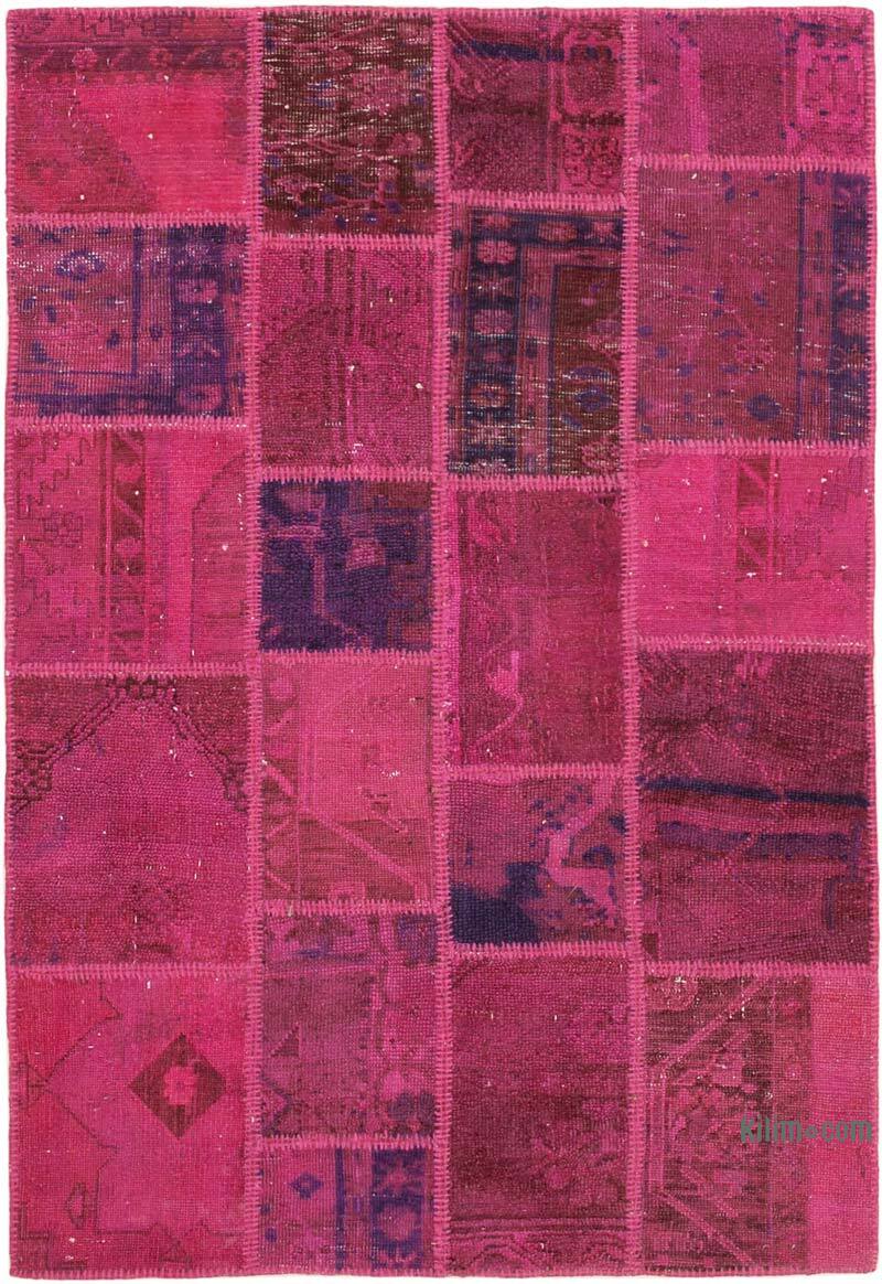Patchwork El Dokuma Halı - 140 cm x 205 cm - K0064344
